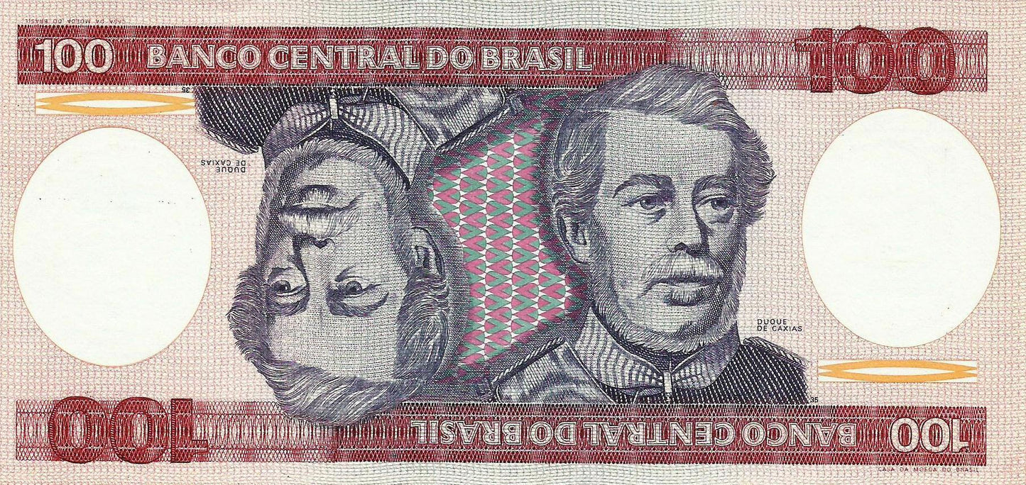 Brasil - 100 Cruzeiros 1984 (# 198b)