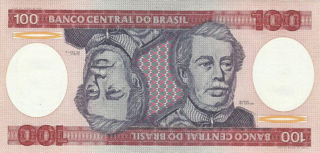 Brasil - 100 Cruzeiros 1984 (# 198b)