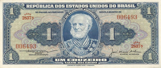 Brasil - 1 Cruzeiro 1956 (# 150c)
