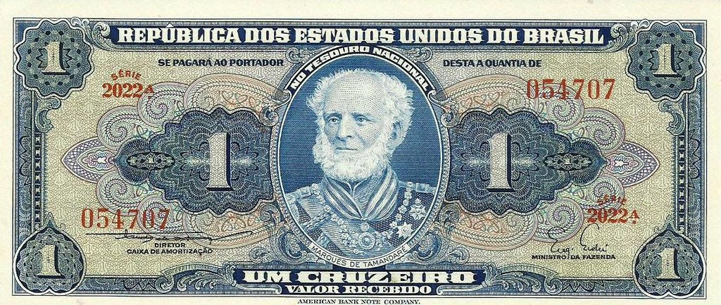 Brasil - 1 Cruzeiro 1955 (# 150b)