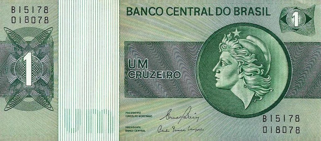 Brasil - 1 Cruzeiro 1980 (# 191Ad)