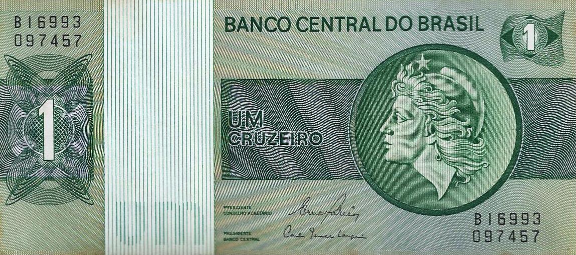 Brasil - 1 Cruzeiro 1980 (# 191Ad)
