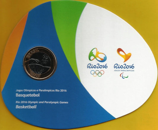 Brasil - 1 Real 2015 (Basquetebol)