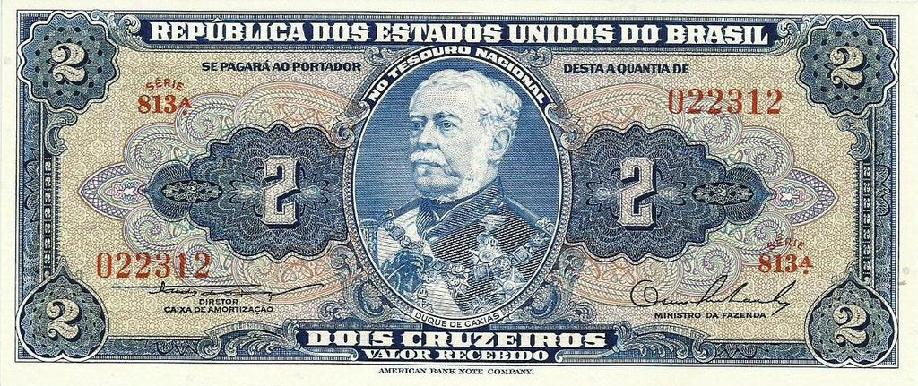 Brasil - 2 Cruzeiros 1954 (# 151a)