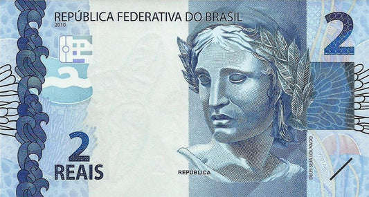Brasil - 2 Reais 2016 (# 252A)(Impressa na Suécia)