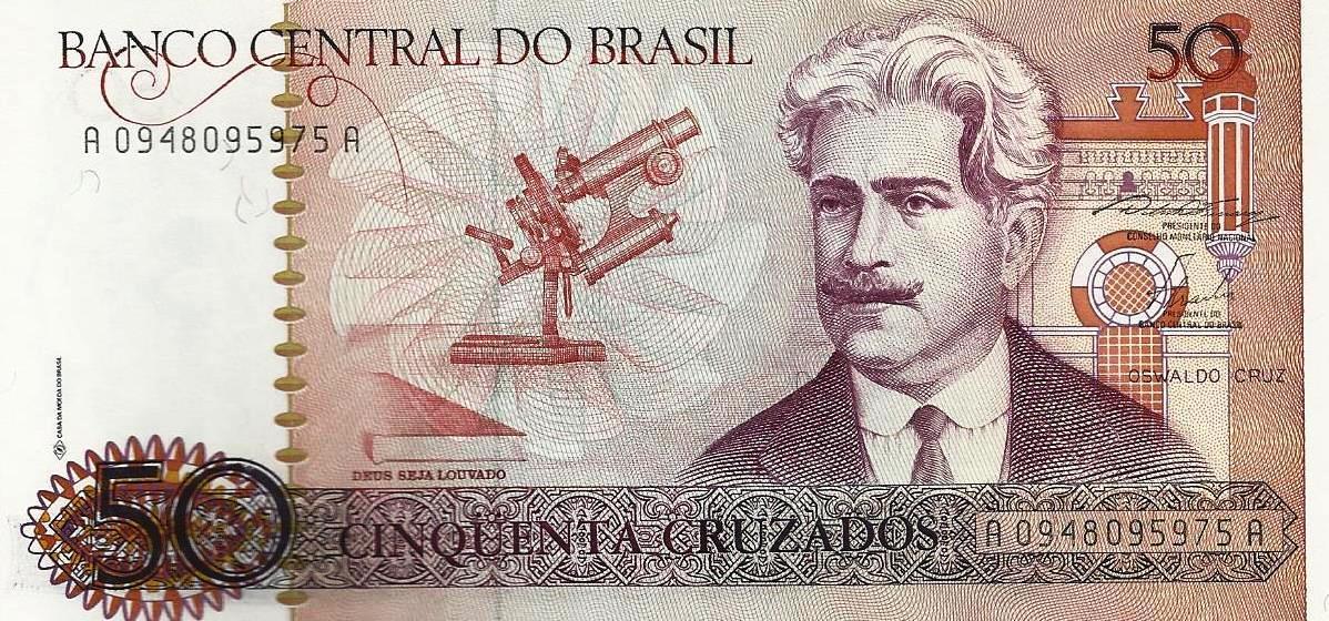 Brasil - 50 Cruzados 1986 (# 210a)