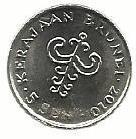 Brunei - 5 Sen 2010 (Km# 35)