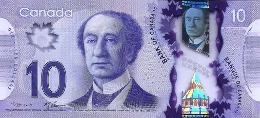 Canada - 10 Dolares 2013 (# 107a)