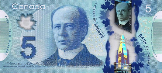 Canada - 5 Dolares 2013 (# 106a)