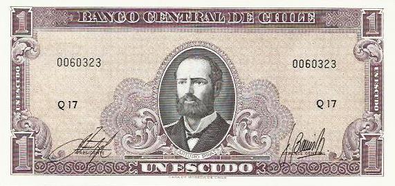 Chile - 1 Escudo 1964 (# 136)