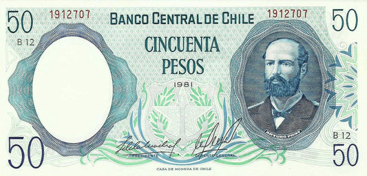 Chile - 50 Pesos 1981 (# 151b)