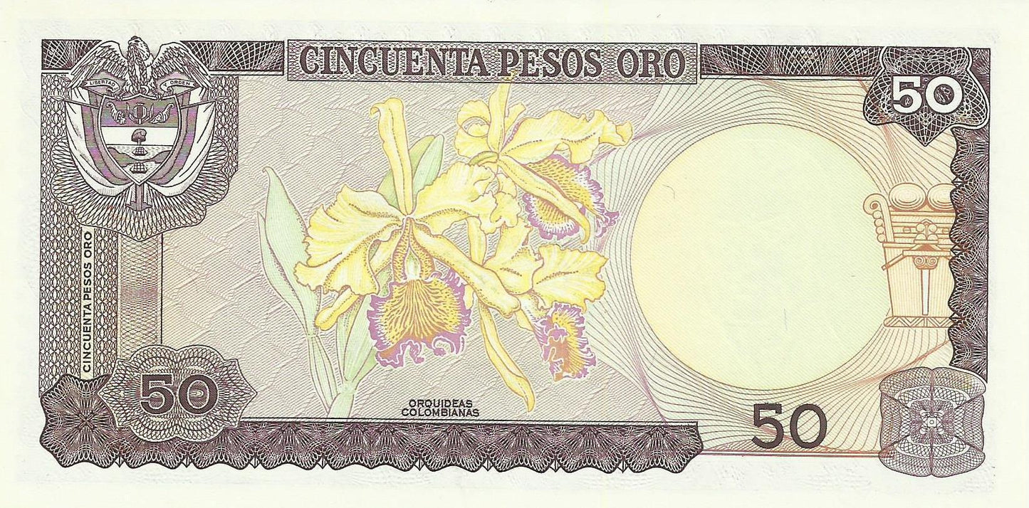Colombia - 50 Pesos 1983 (# 422b)