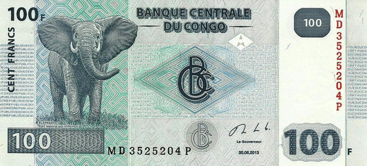 Congo - 100 Francos 2013 (# 98)