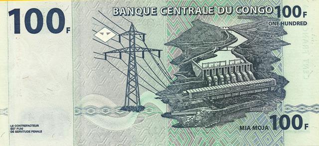 Congo - 100 Francos 2000 (# 92)