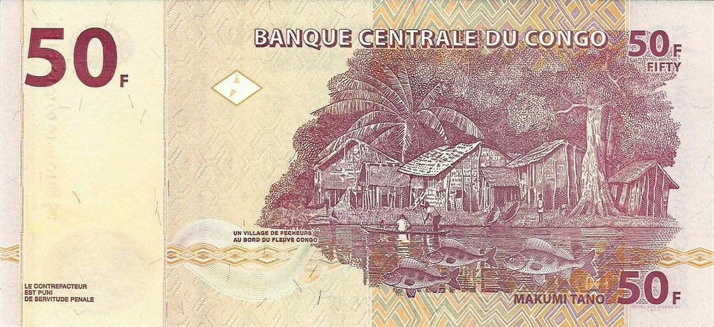 Congo - 50 Francos 2013 (# 97a)