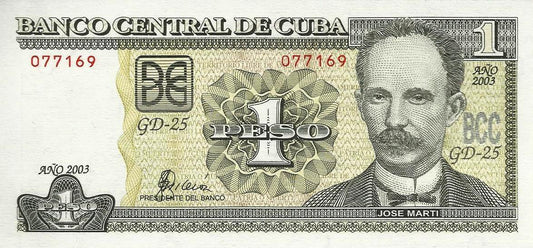 Cuba - 1 Peso 2003 (# 121c)