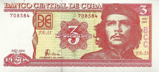 Cuba - 3 Pesos 2004 (# 127a)