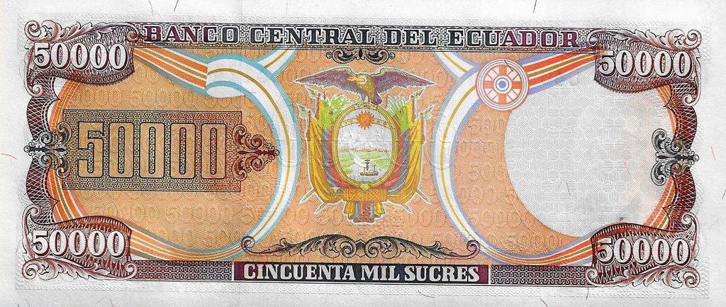 Equador - 50000 Sucres 1999 (# 130)