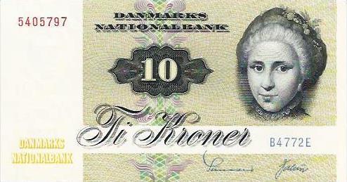 Dinamarca - 10 Kroner 1977 (# 48g)