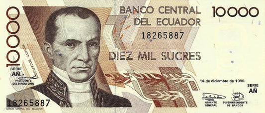 Equador - 10000 Sucres 1998 (# 127e)