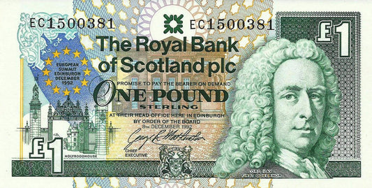 Escocia - 1 Libra 1992 (# 356)