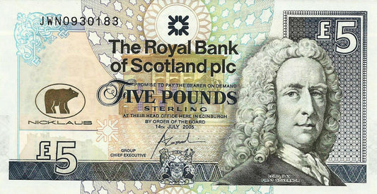 Escocia - 5 Libras 2005 (# 365)