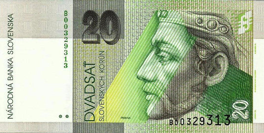 Eslovaquia - 20 Korun 1993 (# 20a)