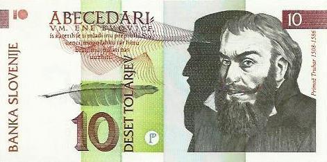 Eslovenia - 10 Tolarjev 1992 (# 11a)