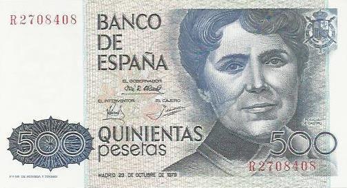 Espanha - 500 Pesetas 1979 (# 157)