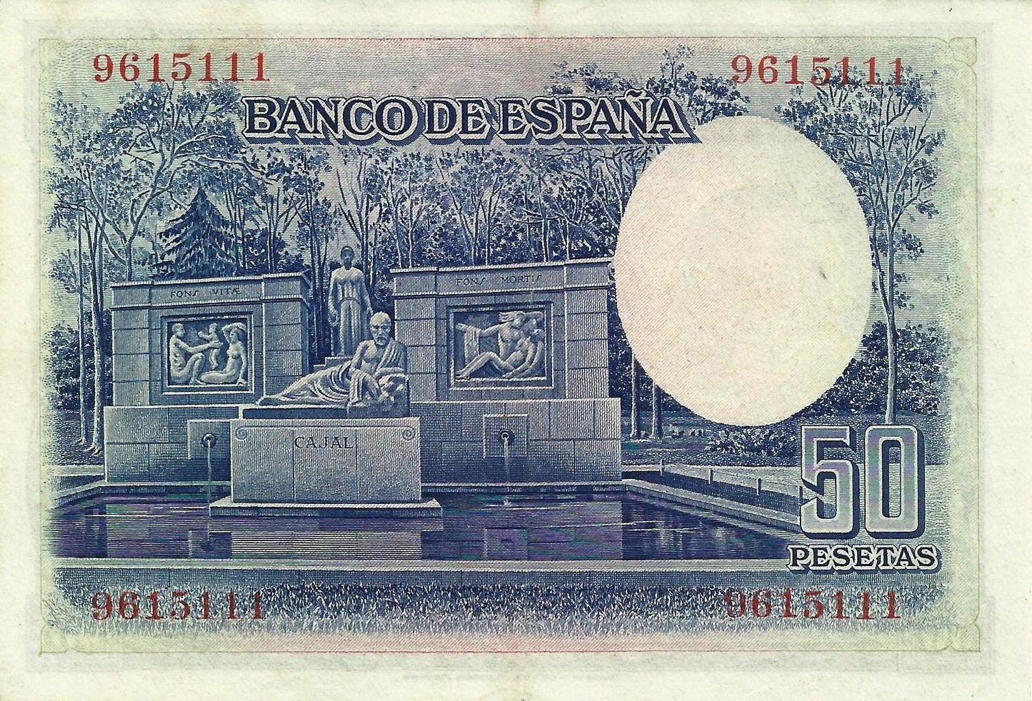 Espanha - 50 Pesetas 1935 (# 88)