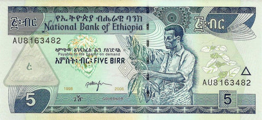 Etiopia - 5 Birr 2006 (# 47d)