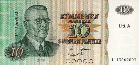 Finlandia - 10 Markka 1980 (# 112a)