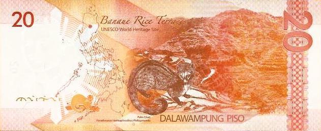 Filipinas - 20 Piso 2012 (# 206a)