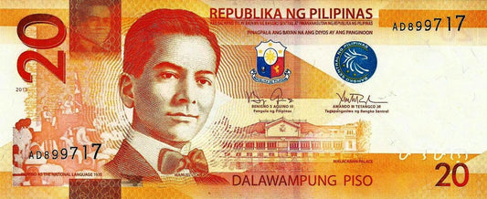 Filipinas - 20 Piso 2013 (# 206c)