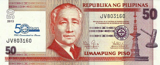 Filipinas - 50 Piso 2013 (# 217)