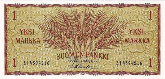 Finlandia - 1 Markka 1963 (# 98a)
