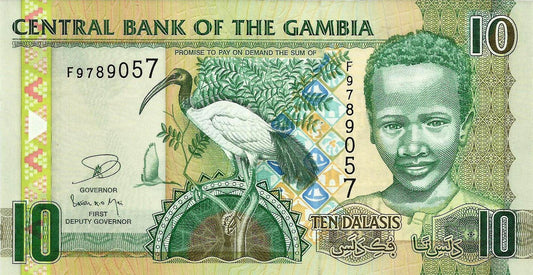 Gambia - 10 Dalasis 2013 (# 26c)