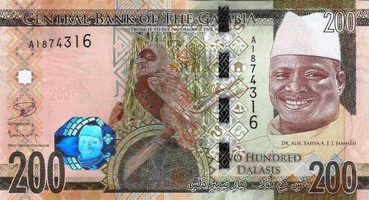 Gambia - 200 Dalasis 2015 (# 36)
