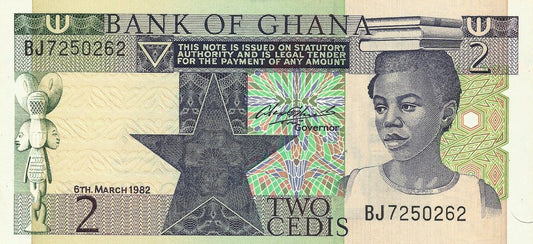 Gana - 2 Cedis 1982 (# 18)