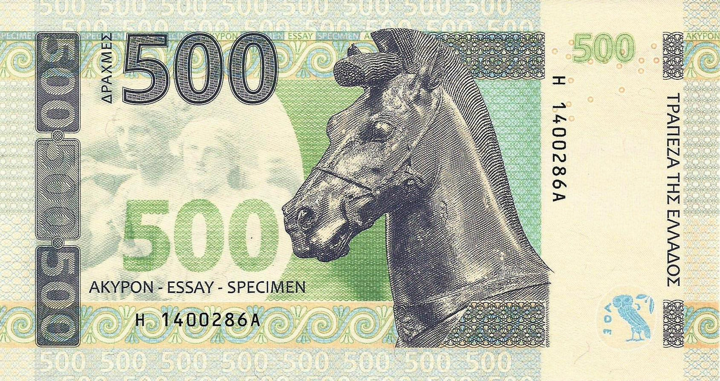 Grecia - 500 Dracmas 2014 (Ensaio) (# NI)