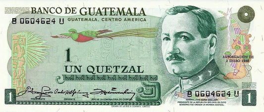 Guatemala - 1 Quetzal 1980 (# 59c)