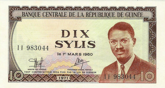 Guiné B. Central - 10 Sylis 1971 (# 16)