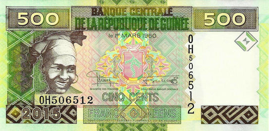Guine B. Central - 500 Francos 2015 (# 47)