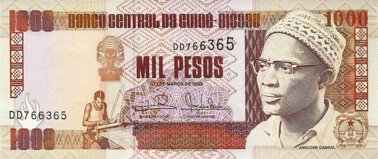 Guiné Bissau - 1000 Pesos 1993 (# 13b)