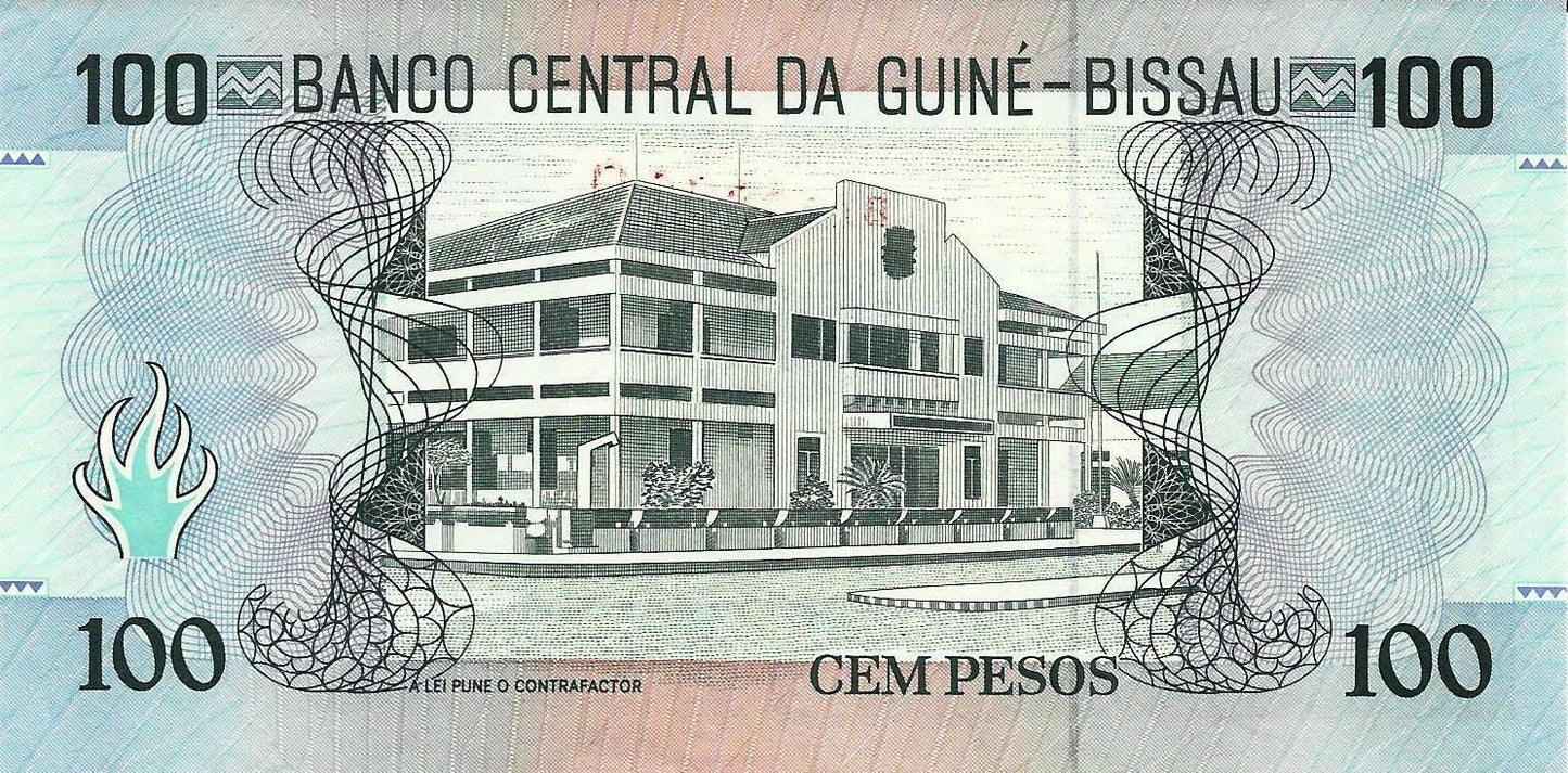 Guiné Bissau - 100 Pesos 1990 (# 11)