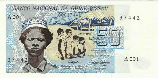 Guiné Bissau - 50 Pesos 1975 (# 1)