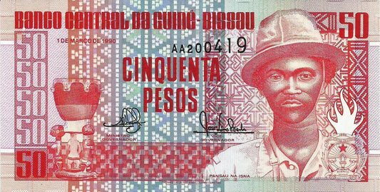 Guiné Bissau - 50 Pesos 1990 (# 10)