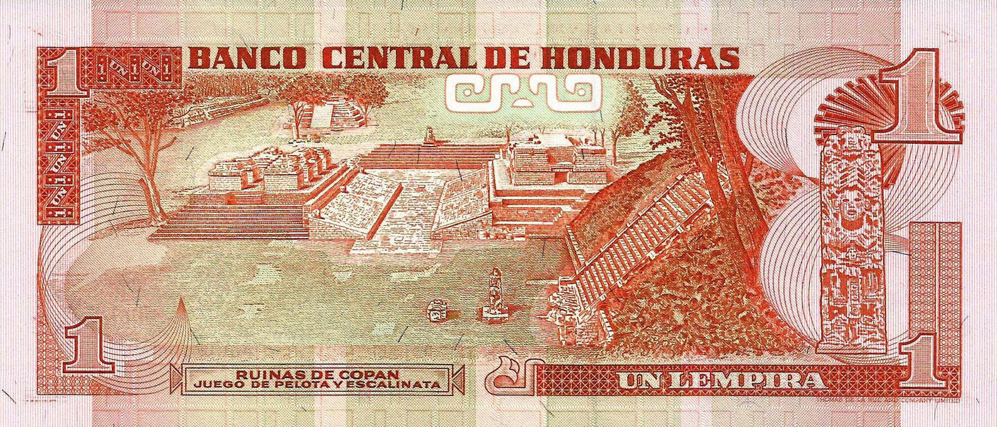 Honduras - 1 Lempira 1989 (# 68c)