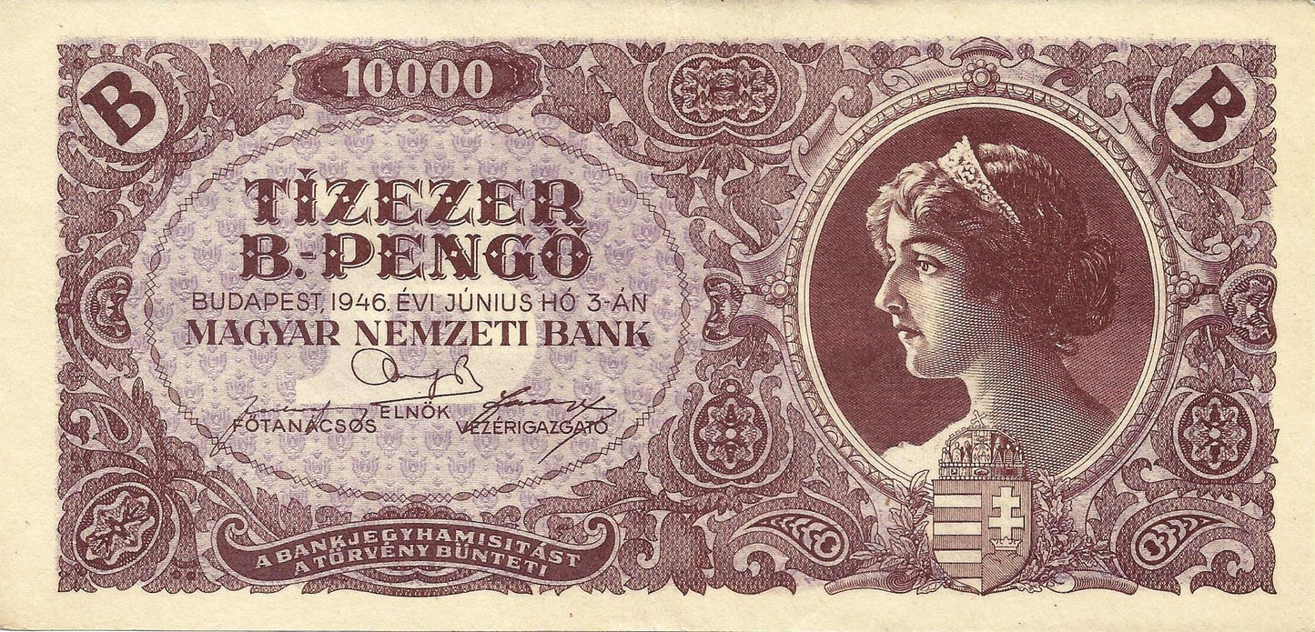 Hungria - 10000 Pengo 1946 (# 132)