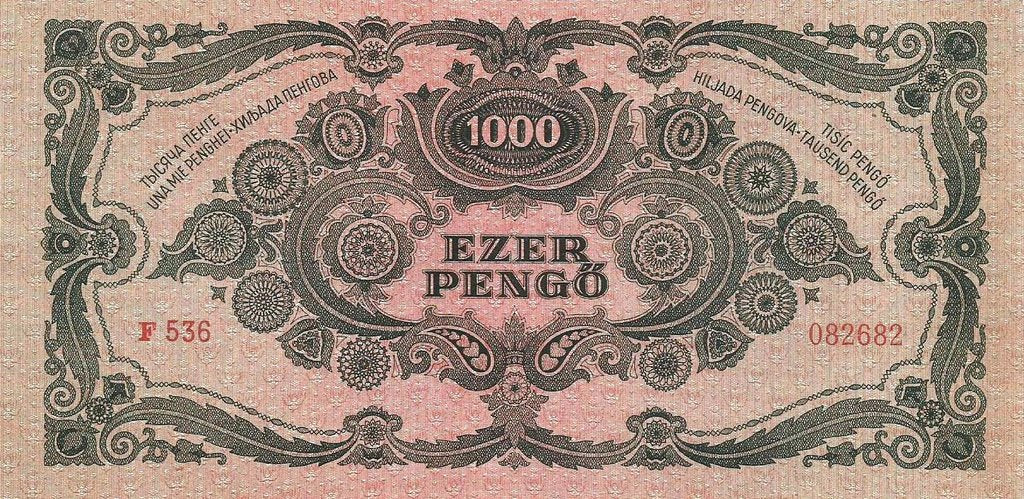 Hungria - 1000 Pengo 1945 (# 118)